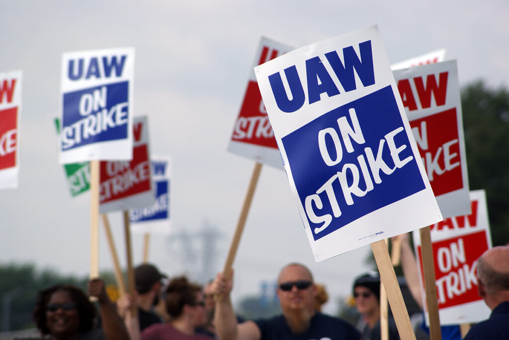 United Auto Workers strike during the Hot Labor Summer of 2023