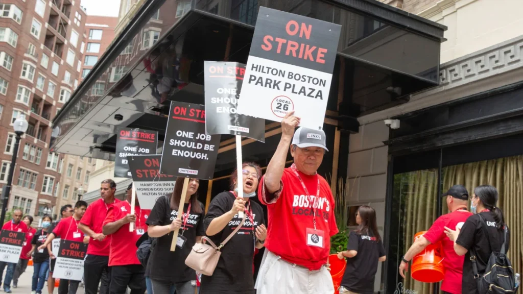 Hospitality, hotel, resort strikes, hilton, hyatt, marriott